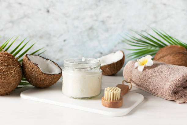 Coconut Oil and sugar scrub for Black elbows