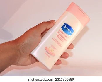 Vaseline Insentive Care body lotion.