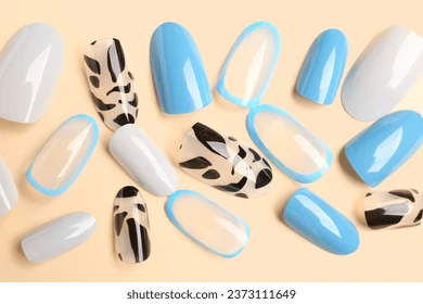 Press-on Nails are also known as types of nails