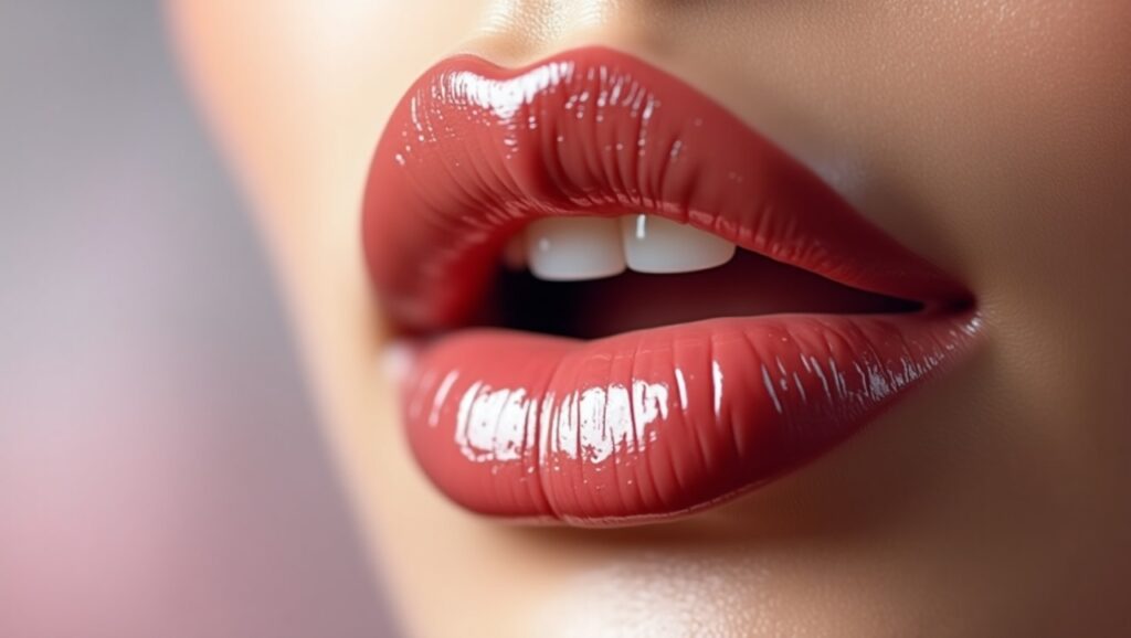 Ai-generated image of big lips